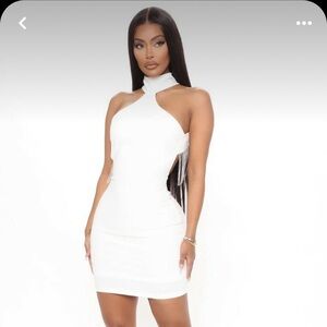 Beautiful white embellished dress